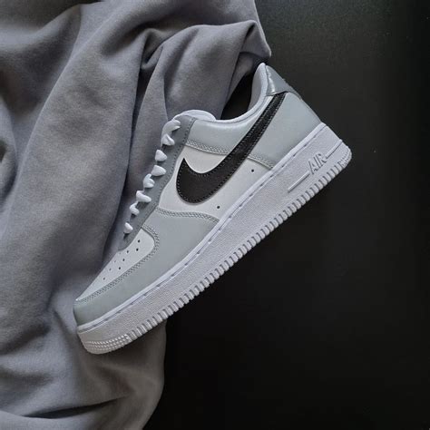 nike air force grau schwarz weiß|nike air force 1.